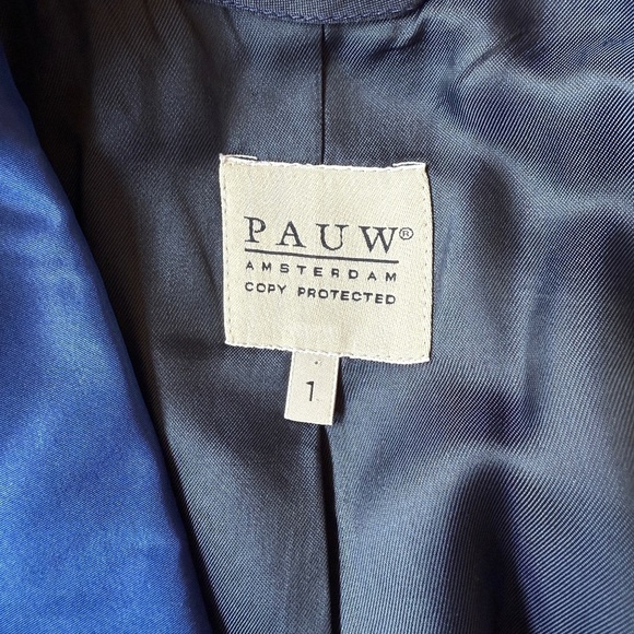 PAUW AMSTERDAM SILK BLAZER SKIRT SET LINED 1 US 6 ELEGANT WEDDING GUEST GLAMOUR - Picture 12 of 12